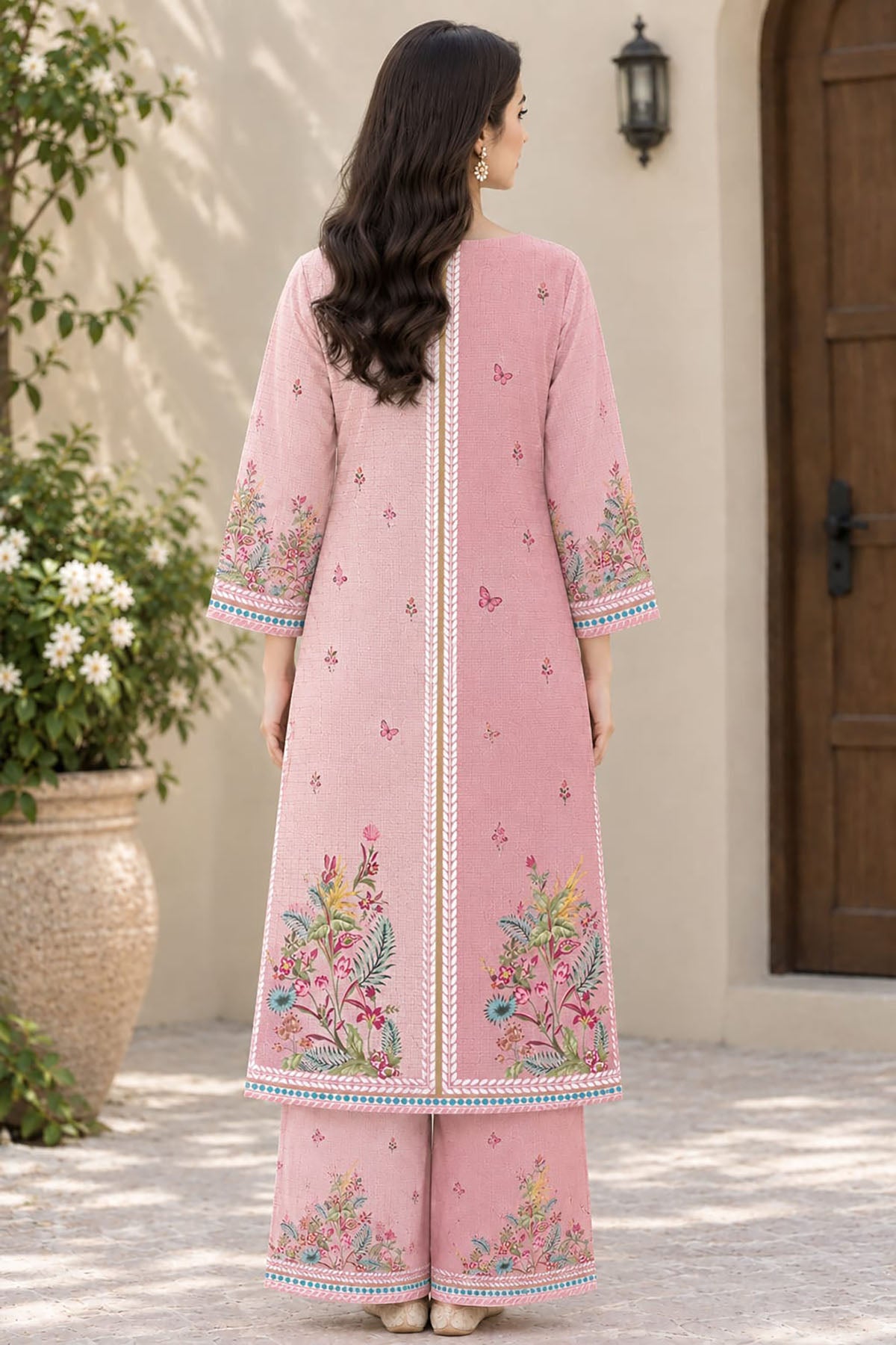 2Pcs Unstitched LUS-V09-06 S