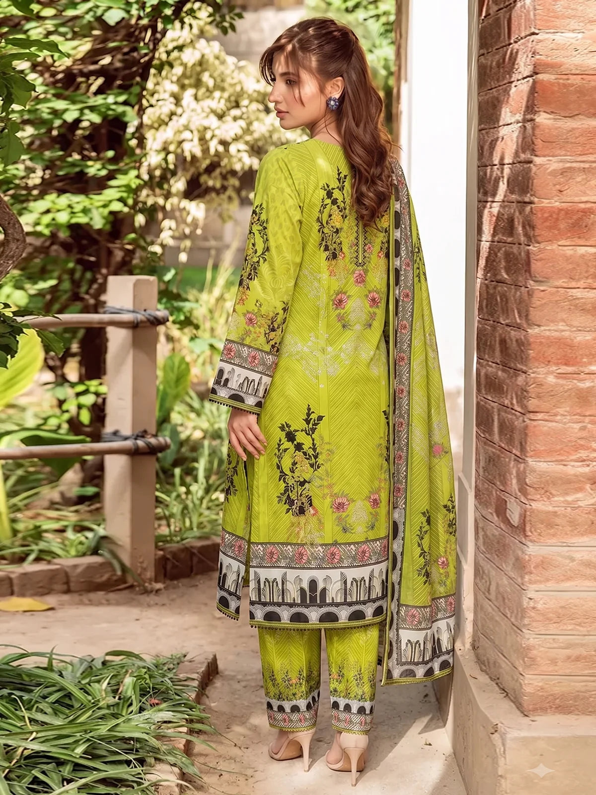 3Pcs Unstitched Marhaba Vol 01 Design 01