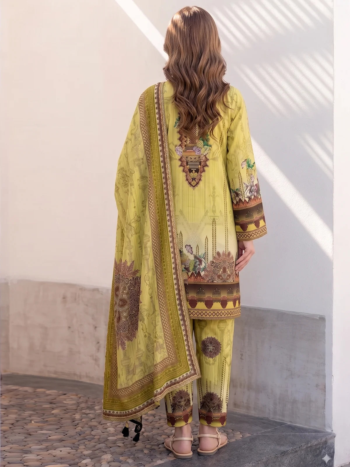 3Pcs Unstitched Marhaba Vol 01 Design 03