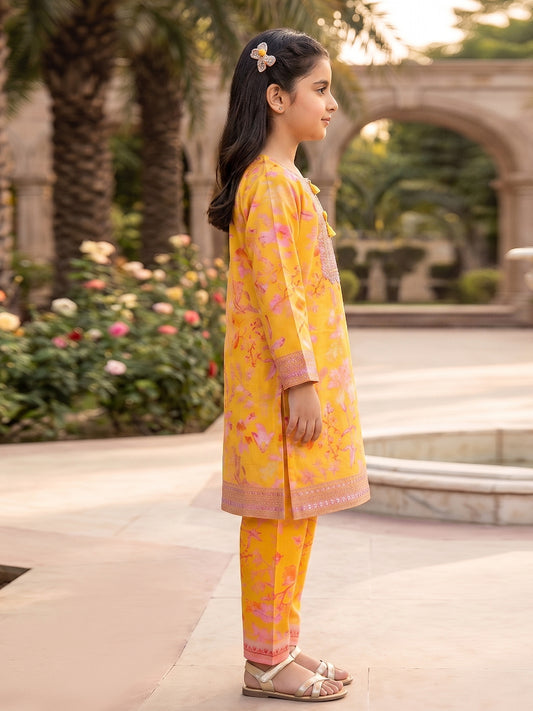RWS-0009, Soft Orange Digital Print 2 Pcs