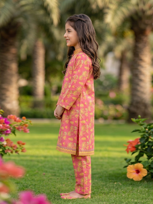 RWS-0012, Warm Pink Digital Print 2 Pcs