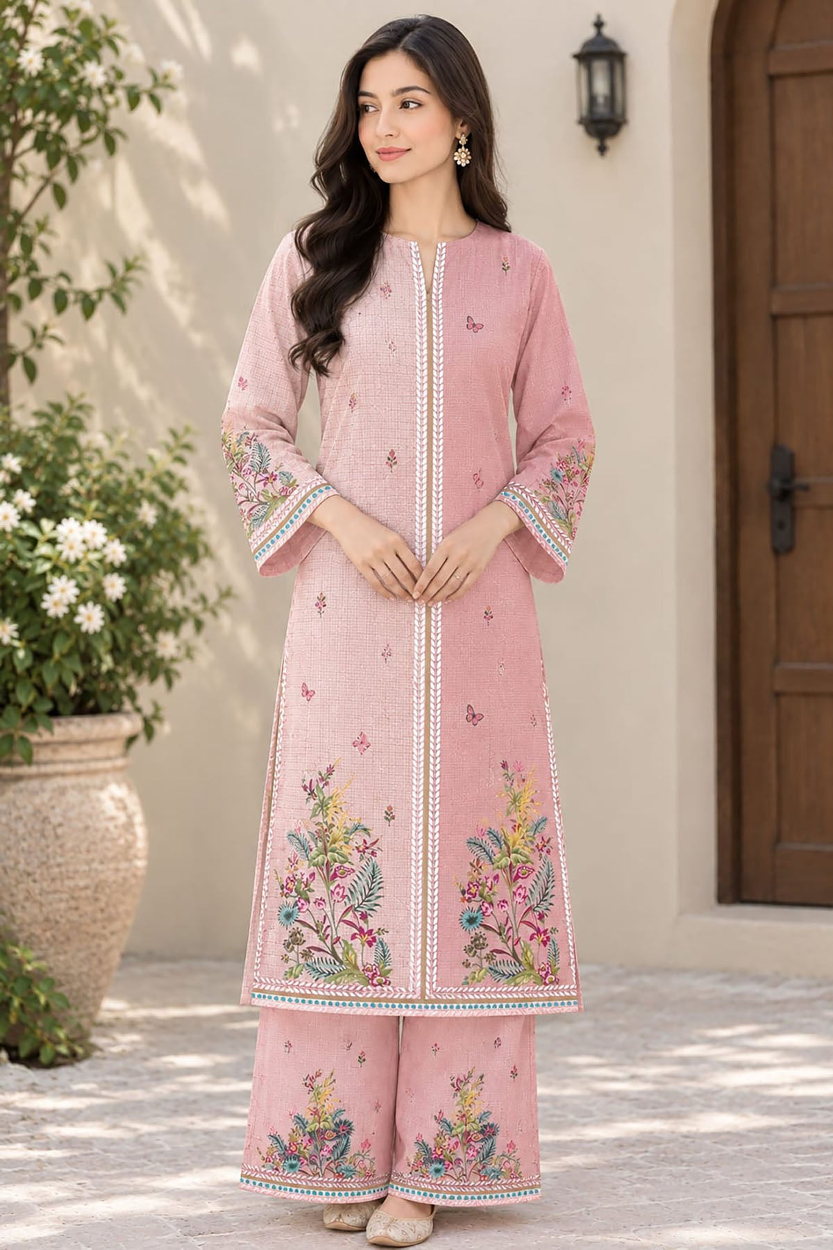 2Pcs Unstitched LUS-V09-06 S
