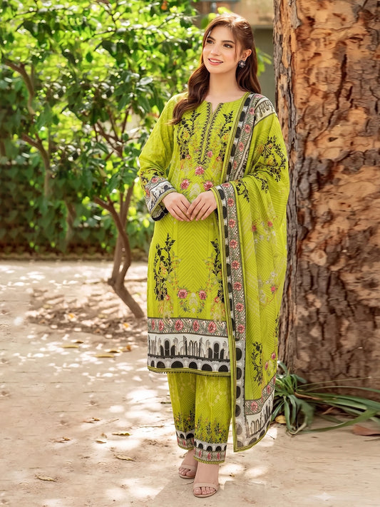 3Pcs Unstitched Marhaba Vol 01 Design 01