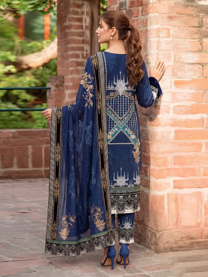 3Pcs Unstitched Marhaba Vol 01 Design 02