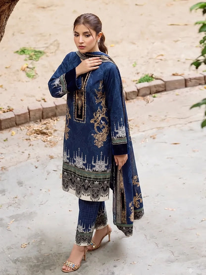 3Pcs Unstitched Marhaba Vol 01 Design 02