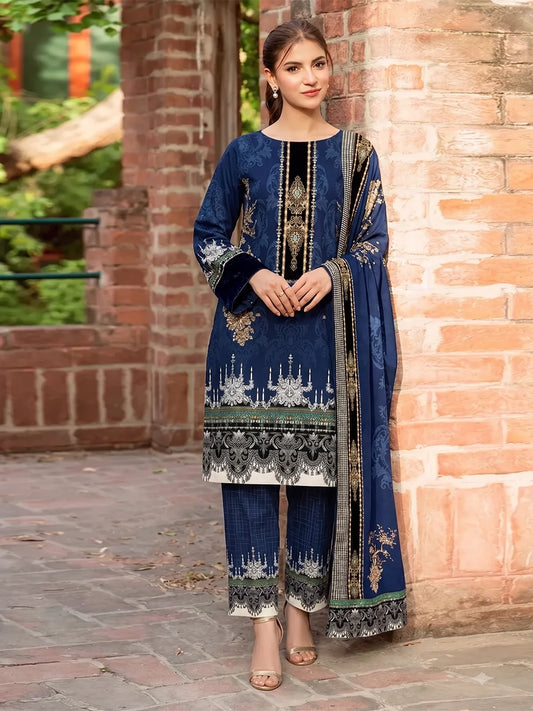 3Pcs Unstitched Marhaba Vol 01 Design 02