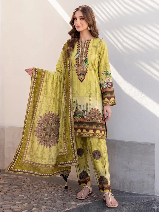 3Pcs Unstitched Marhaba Vol 01 Design 03