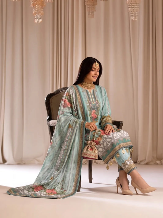 3Pcs Unstitched Marhaba Vol 01 Design 04