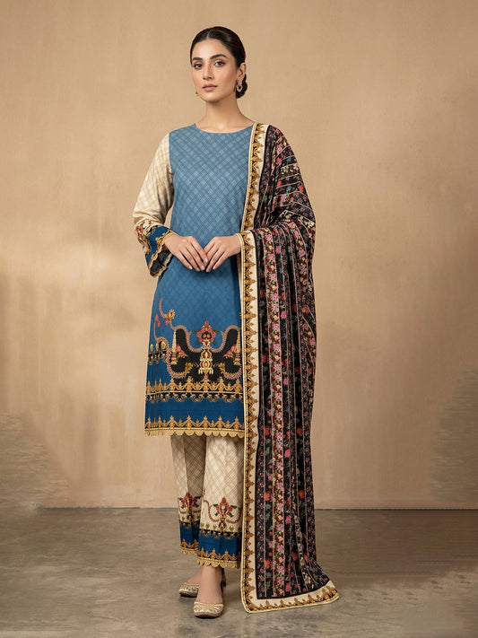 3Pcs Unstitched Marhaba Vol 03 Design 09