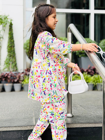 RWS-0004, Ivory Digital Print 2 Pcs