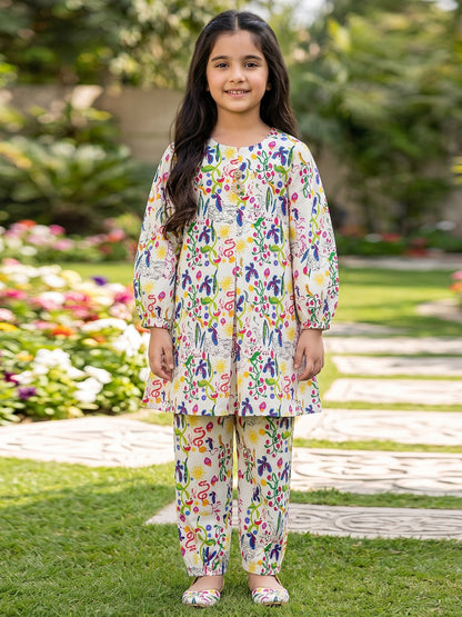 RWS-0004, Ivory Digital Print 2 Pcs