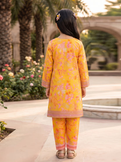 RWS-0009, Soft Orange Digital Print 2 Pcs